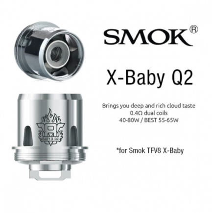 Smok - Tfv8 X Baby Coil Q2 0.4ohm